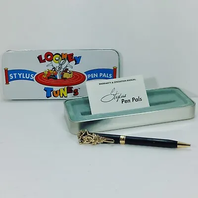 $14.99 • Buy Warner Bros. Stylus Pen Pals Looney Tunes Taz Tasmanian Devil Black Pen W/ Case