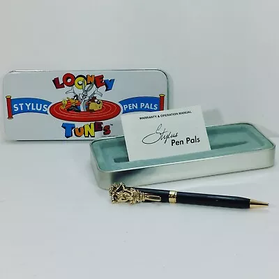 $14.99 • Buy Warner Bros. Stylus Pen Pals Looney Tunes Taz Tasmanian Devil Black Pen W/ Case