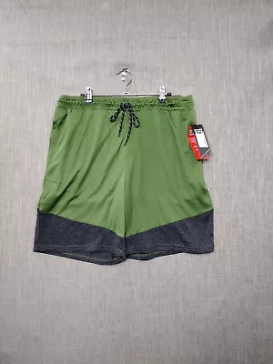 TapOut Shorts Mens Large Green Gray UFC MMA Drawstring NWT NEW • $8.72