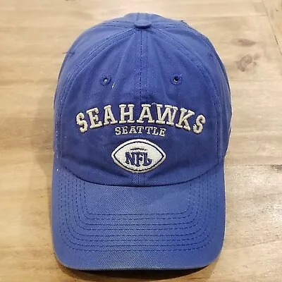 Vintage Seattle Seahawks Hat Cap Strap Back Puma Pro Line One Size NFL • $11.16