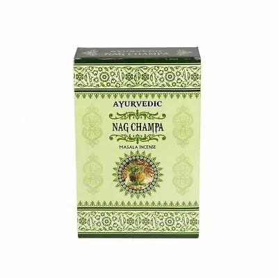 Ayurvedic Nag Champa Masala AGARBATTI Hand Rolled Fragrance Incense Sticks 180g • $21.42