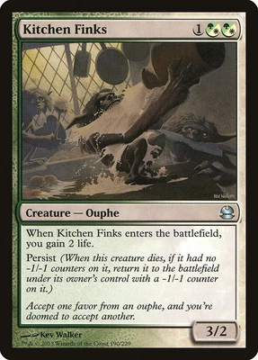 $1.32 • Buy Kitchen Finks Modern Masters HEAVILY PLD White Green Uncommon MTG CARD ABUGames