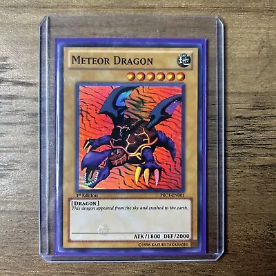 YUGIOH Super Rare Meteor Dragon PRC1-EN001 1st Edition • $3.62