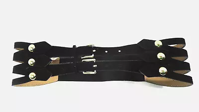 Michael Kors Womens Waist Stretch Belt Wide Size M/L Black ~ SEE DESCRIPTION!!!! • $12.95