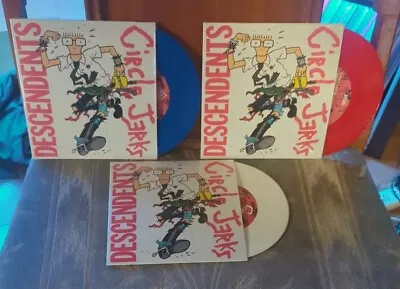 Circle Jerks / Descendents Split 7  VINYL - RARE - SOLD OUT! /700 Pick A Color • $99.99