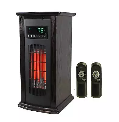 LifeSmart 1500W Portable 21  Electric Infrared Quartz Tower Space Heater Indoor • $113.99