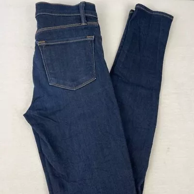 J Brand Maria After Dark Blue Cropped Skinny Jeans Size 24 • $11.19