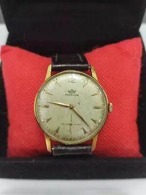 Vintage Marvin Hand-winding Mens Watch • $240