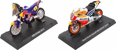 Red Bull Racing Motorcycle 1:24 Diecast Models KTM 450 Rally /HONDA RC213V • $19