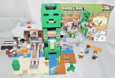 LEGO Minecraft Set 21155 The Creeper Mine With Minifigure & Instruction • $5