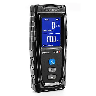 ERICKHILL EMF Meter LCD Digital Electromagnetic Field Radiation Smart Detector • $40.59