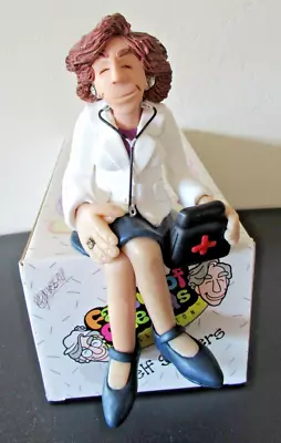 D Manning FAMILY OF FRIENDS Shelf Sitter.  DOCTOR -  FEMALE.  # 90668. • $24.95