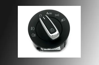 Matt Chrome Euro Head Light Switch Auto For VW MK5 MK6 Golf MK5 Jetta New • $16.14