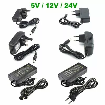 AC TO DC5V 12V 24V 1A 2A 3A 5A 10A For LED Strip CCTV Came Power Supply Adapter • $6.42