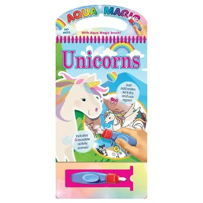 Unicorn Colouring Book For Children 3 Years Plus Aqua Magic • £3.69