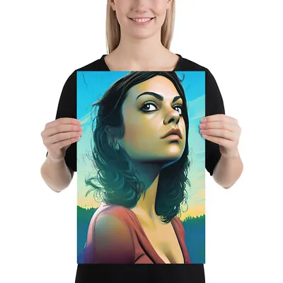 Mila Kunis Poster Wall Art 12  By 18  Inches. Fan Artwork That 70's Show Print • £18.31