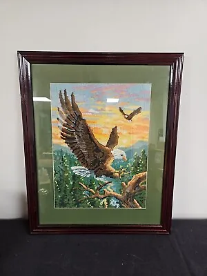 Sunrise Mountains Northern Eagle Gold Collection Dimensions Cross Stitch KIT  • $50