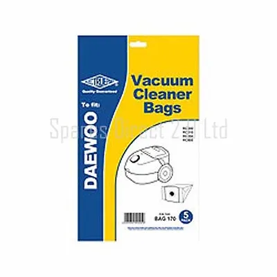 Fits Daewoo RC350 RC320 RC300 Series Vacuum Cleaner Bags X 10 • £7.99