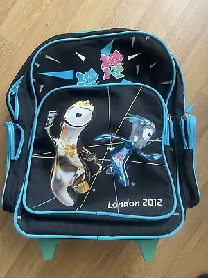 London 2012 Olympics Bag With Wheels KIDS School Travel • £6