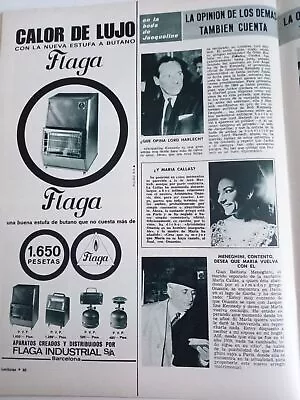 Clipping L 863 Maria Callas • $2.10