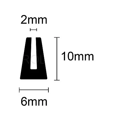 Rubber Edge Trim Edging 39-559R U Channel U Shape Per Meter • $3.70