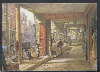 Cheshire Postcard - Watergate Street Row Chester Artist Louise Rayner RR5522 • £2.10