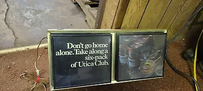 Working Vintage Light Up Beer Sign Rare 1971 “Don’t Go Home Alone  • $450