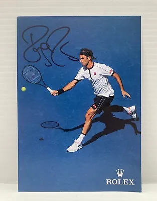 £151.40 • Buy Roger Federer  Grand Slam Tennis Legend Rare Official Rolex Signed Photo B