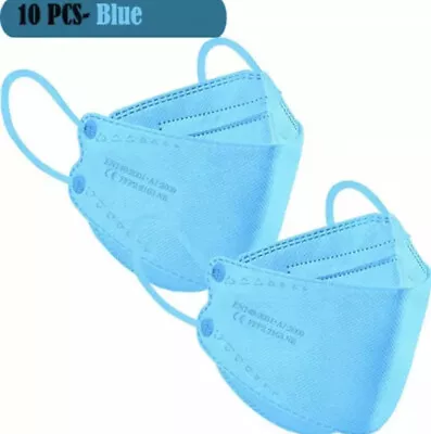 FFP2 KN 95 Mask LIGHT BLUE X10 • $26