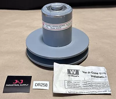 NEW NO BOX- TB Woods Inc. VAR-A-CONE Variable Speed Sheave VC57A 7/8” + WARRANTY • $900