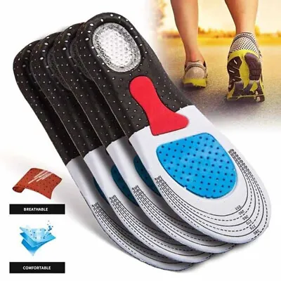 Woman Men Gel Orthotic Sport Running Insole Insert Shoe Pad Arch Support Cushion • $4.88