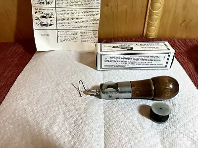 C. A.Myers Co Famous Lock Stitch Leather Sewing Awl Tool Pre-Owned Made In USA • $11.98