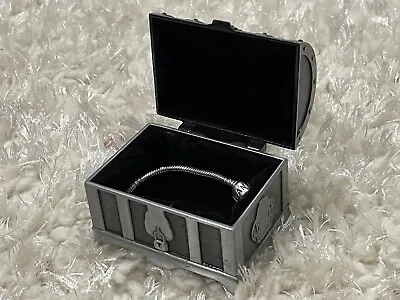 Pandora Baptism Bracelet With Bible Charm 925 Ale In Treasure Box • $65