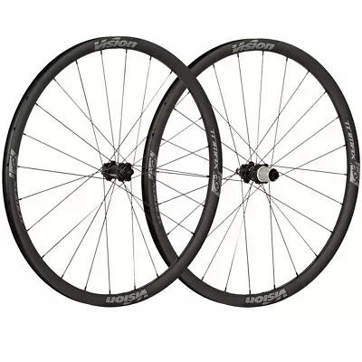 Vision TriMax AGX I23 Alloy Wheelset 700c 12x100/142mm Center Lock HG 11 Black • $550