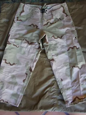 USMC Army Military Surplus Desert Camo DCU Goretex Trousers Pants LARGE SHORT GI • $59.99