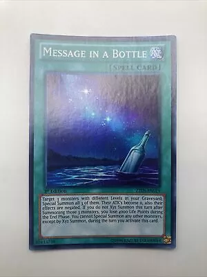 Message In A Bottle ZTIN-EN015 1st Edition NM Super Rare Yugioh • $1.35