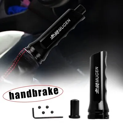 1PCS Mugen Black Aluminum Car Handle Hand Brake Sleeve Universal Fitment Cover  • $15.88