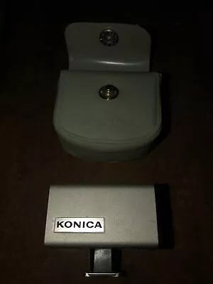 Vintage Konica Shoe Mount Cube Flash Adapter With Case • $4.99