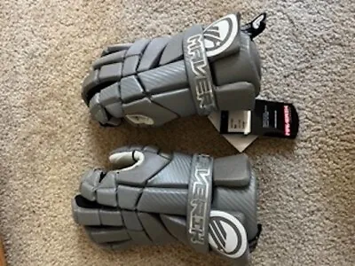 Maverick Mens Lacrosse MX Gloves Gray Large New With Tags • $75