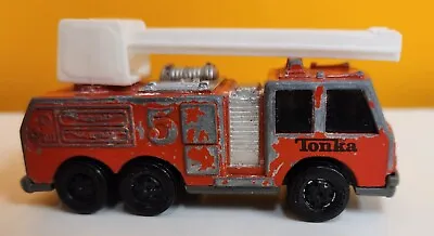 Tonka Diecast Fire Truck With Ladder 1992 4  Metal Body Toy • $4.65