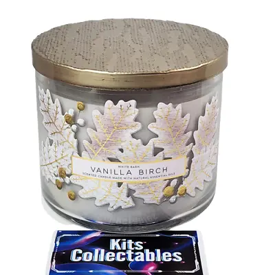 $29.99 • Buy Bath & Body Works VANILLA BIRCH Scented Candle Essential Oils Sandalwood NEW