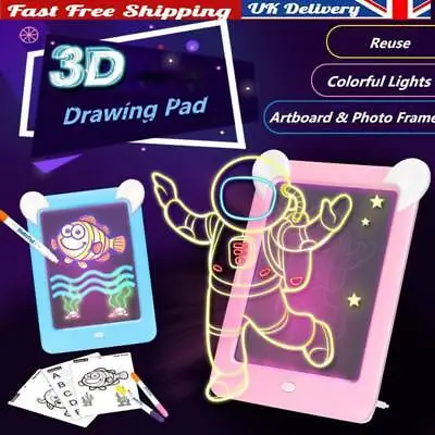 Gifts For 3-10 Year Old Girls Boys Drawing Pad Board Kids Educational Toys UK • £7.89