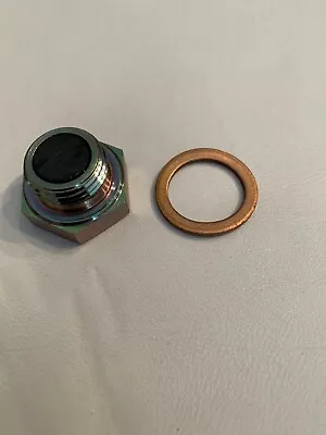 Volvo 240 Oil Drain Plug Bolt And Copper Washer • $12.50