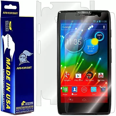 ArmorSuit Motorola Droid Razr HD Screen Protector + Full Body Skin Made In USA • $17.45