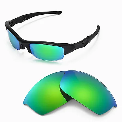 New WL Polarized Emerald Replacement Lenses For Oakley Flak Jacket Sunglasses • $9