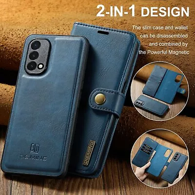 For OnePlus Nord 2 N200 8T 8 Pro 9 9Pro 6 Removable Magnetic Leather Wallet Case • $19.88