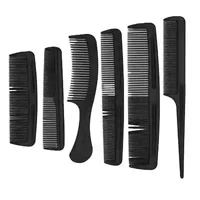 6 Assorted Styling Comb Set Professional Beauty Barber Stylist Gift • £2.65