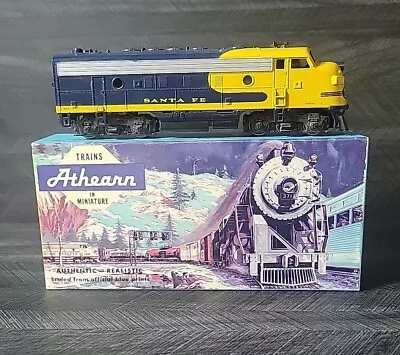 Vintage Athearn HO 3203 Santa Fe Model Train Engine F7A Super PWR 271C Powered • $39.97