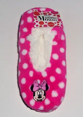 Disney Minnie Mouse Fuzzy Babba Slipper Socks • $12