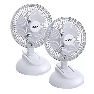 2 Pack 6-inch Clip On Fan With Strong ClampPowerful AirflowAdjustable Tilt... • $51.88